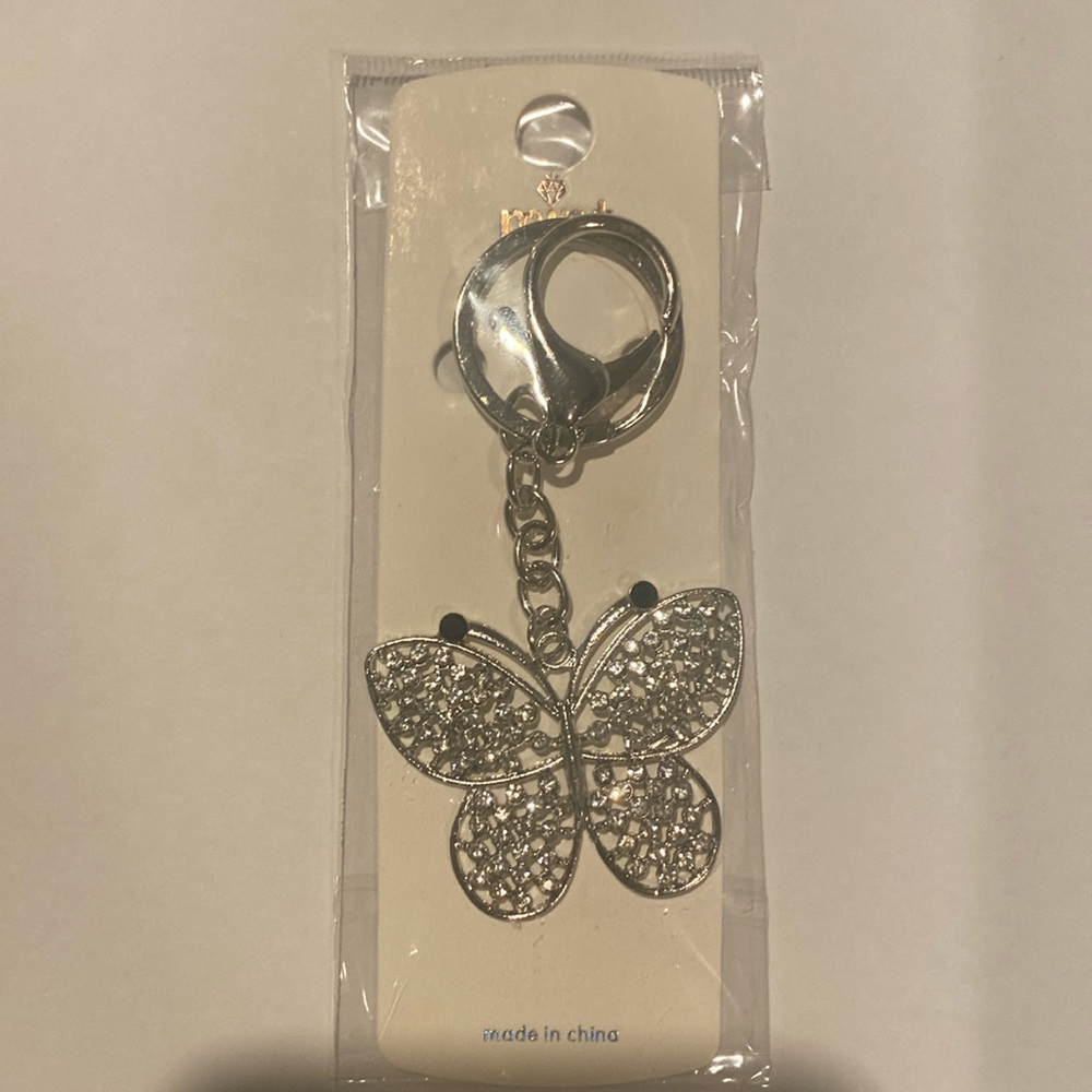 Butterfly key chain/bag charm